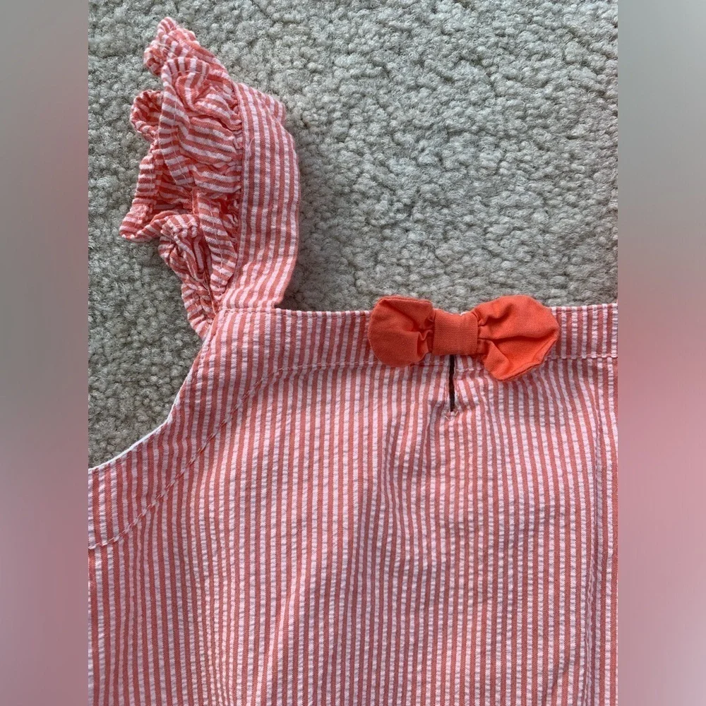 Gymboree Size 4T Seersucker Fruit Romper